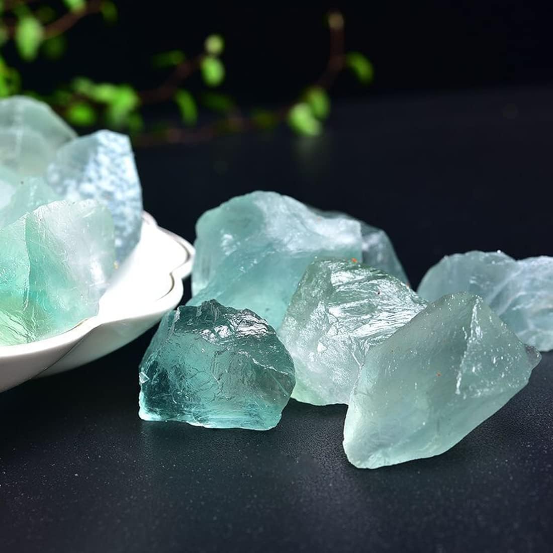 Deep Amethyst Raw Crystals, Large 1.25-2.0" Healing Crystals Natural Rough Stones Crystal for Tumbling, Cabbing, Fountain Rocks, Decoration, Polishing, Wire Wrapping, Wicca & Reiki