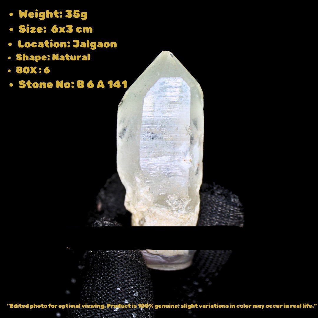 Himalayan Quartz Raw Healing Crystal 35g Energy Stone from India 6x3 cm