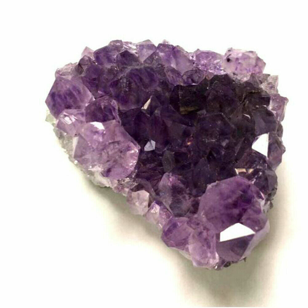 100% Natural Raw Amethyst Quartz Geode Druzy Crystal Cluster Healing Specimen