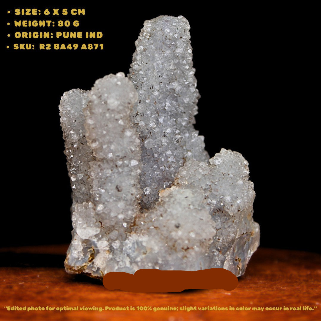 Rainbow Quartz Cluster 80g Rare Mineral Crystal Specimen from India