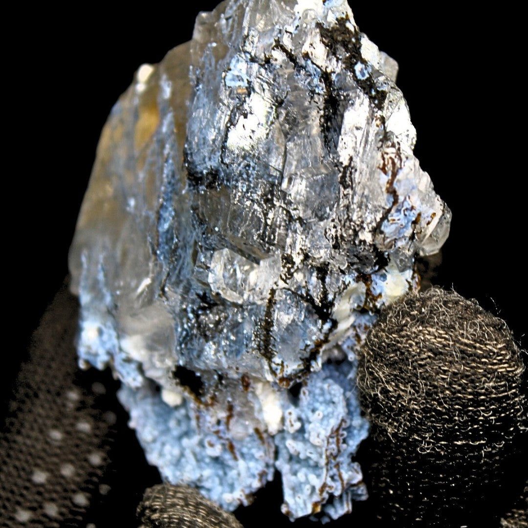 Calcite Rainbow Crystal 60g w Chalcedony & Mordenite | Calm & Cleanse Energy