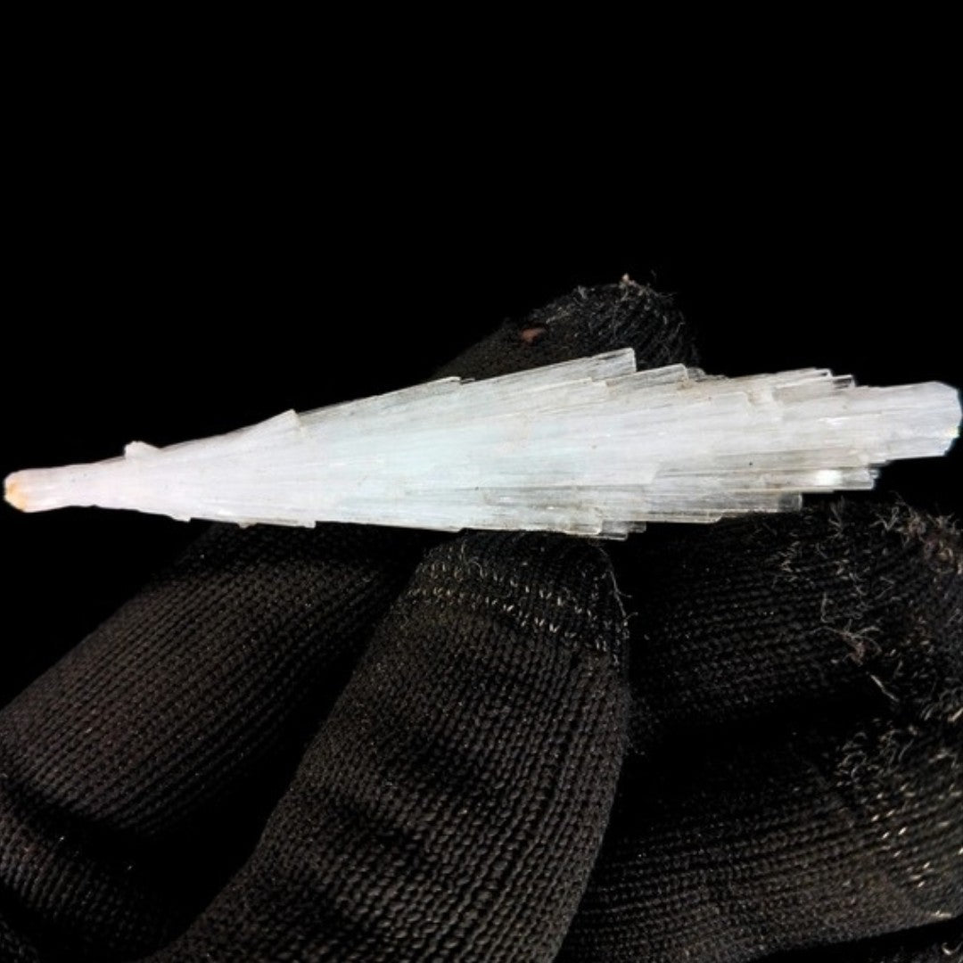 Natural Scolecite Cluster 10g Mini White Zeolite Mineral Specimen India