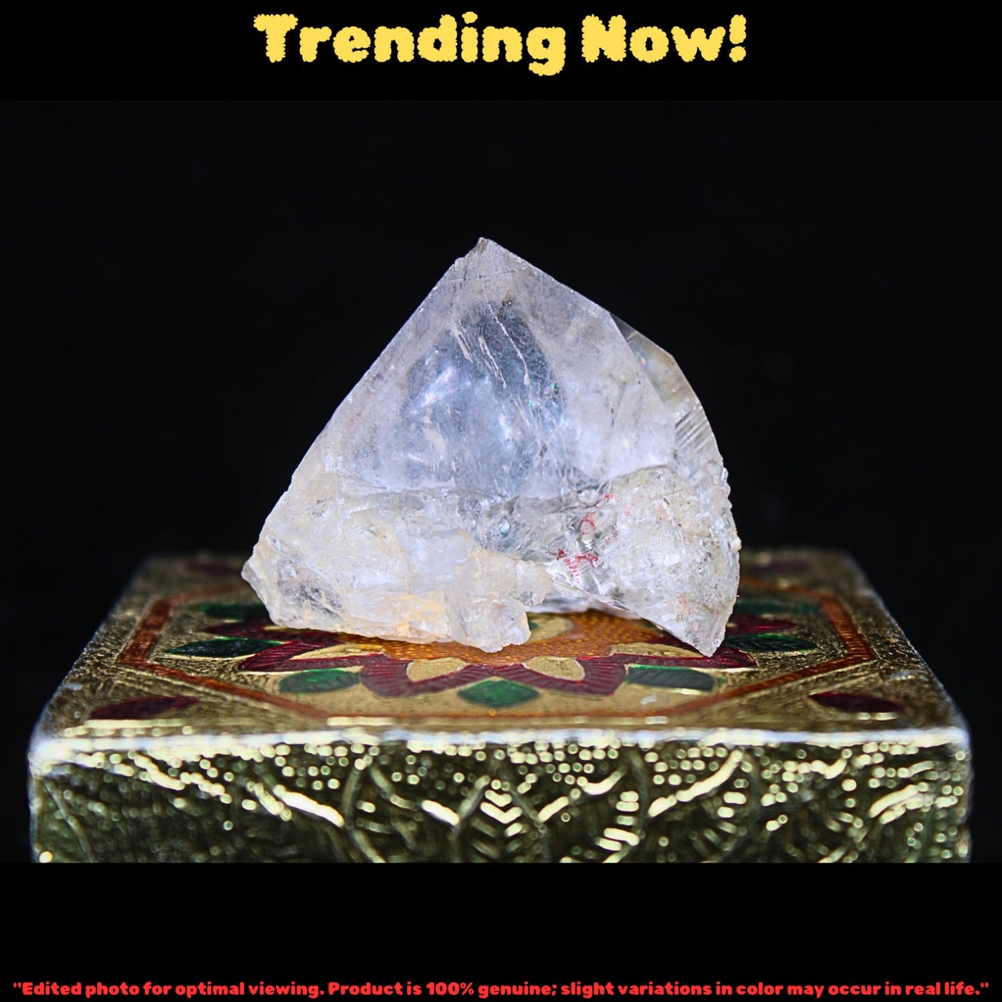 Himalayan Clear Quartz Point Wand Ethically Sourced Healing Crystal from India