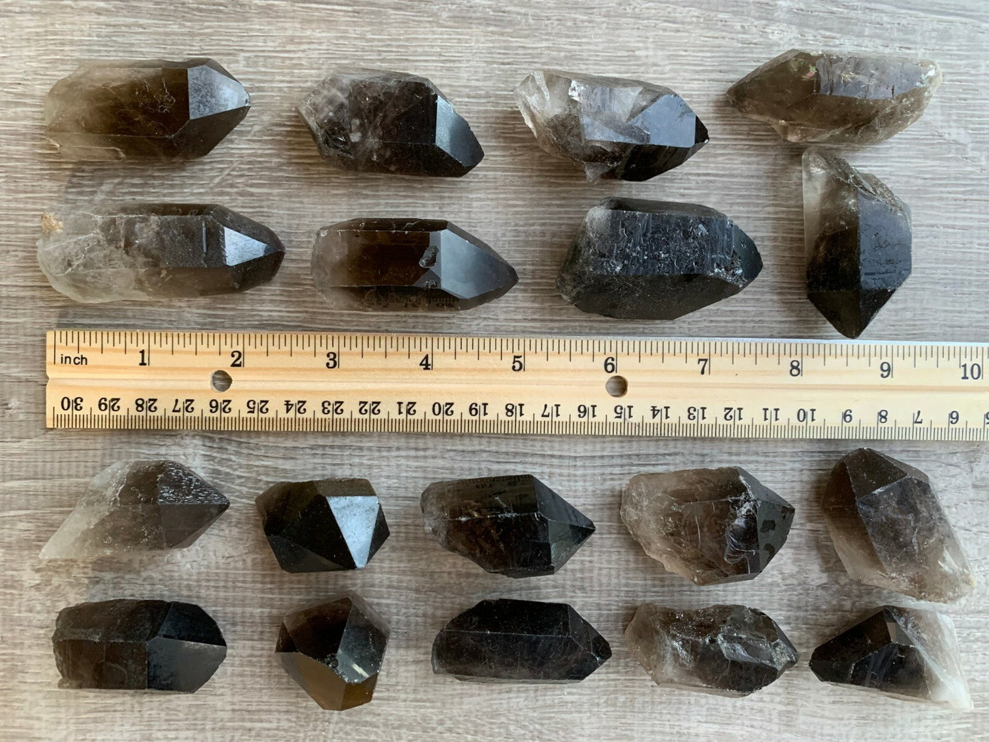 Natural Smoky Quartz Crystal Points, Raw Smoky Quartz Point, Wholesale Bulk Lot