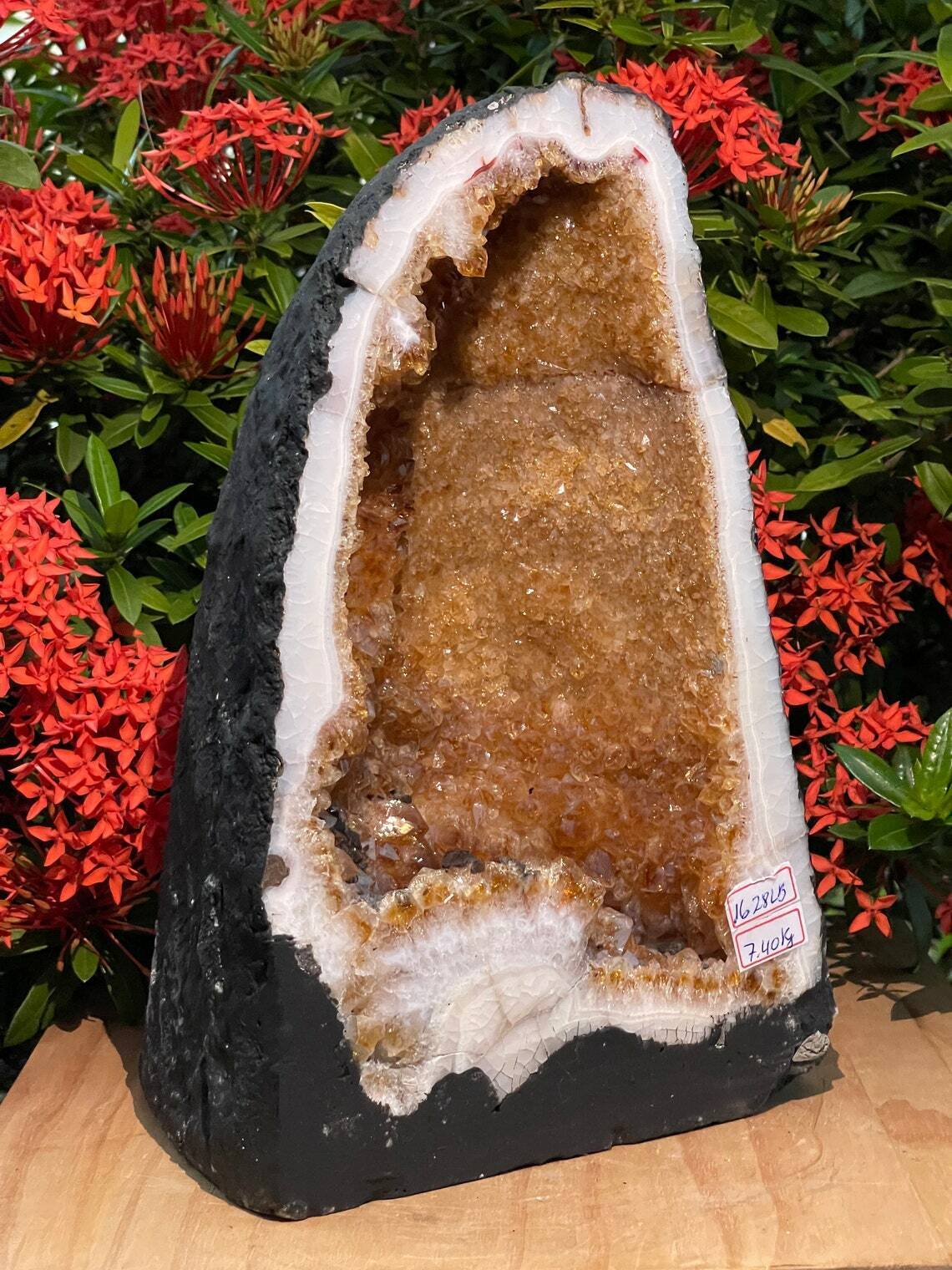 X-Large Citrine Cathedral, Citrine Geode, Honey Citrine Cluster, Pick a Weight