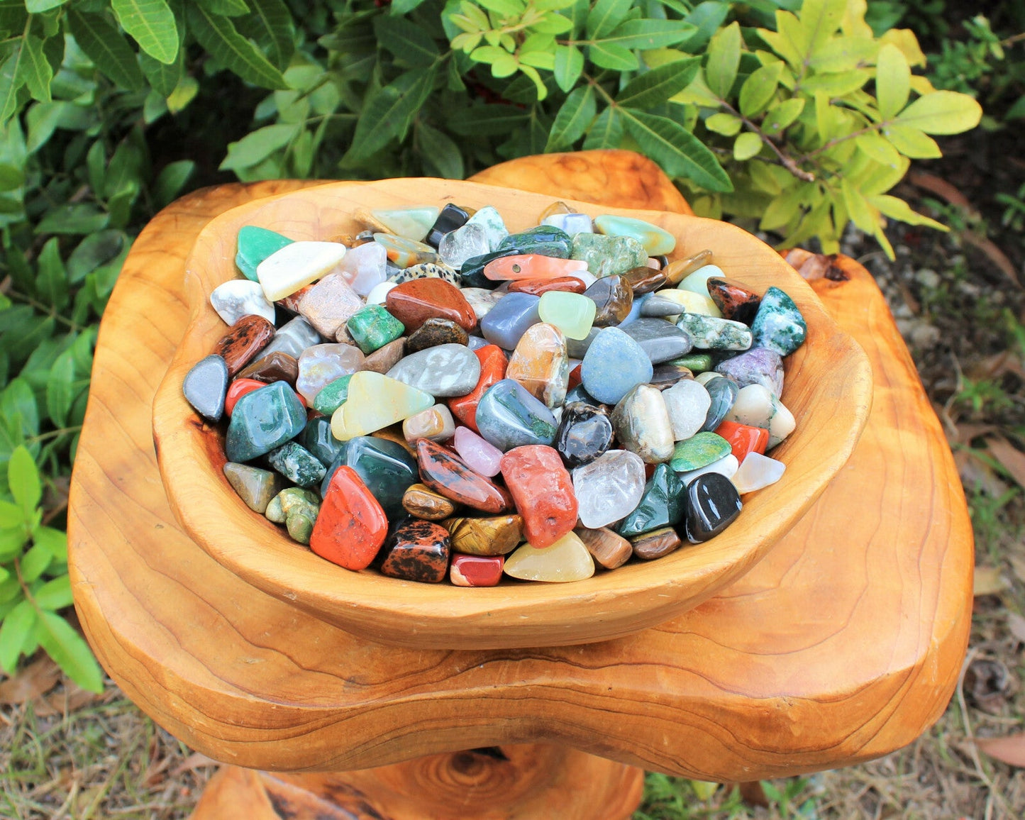 Assorted Tumbled Stones: SMALL, MEDIUM or LARGE Sizes Wholesale Bulk Lots Mixed