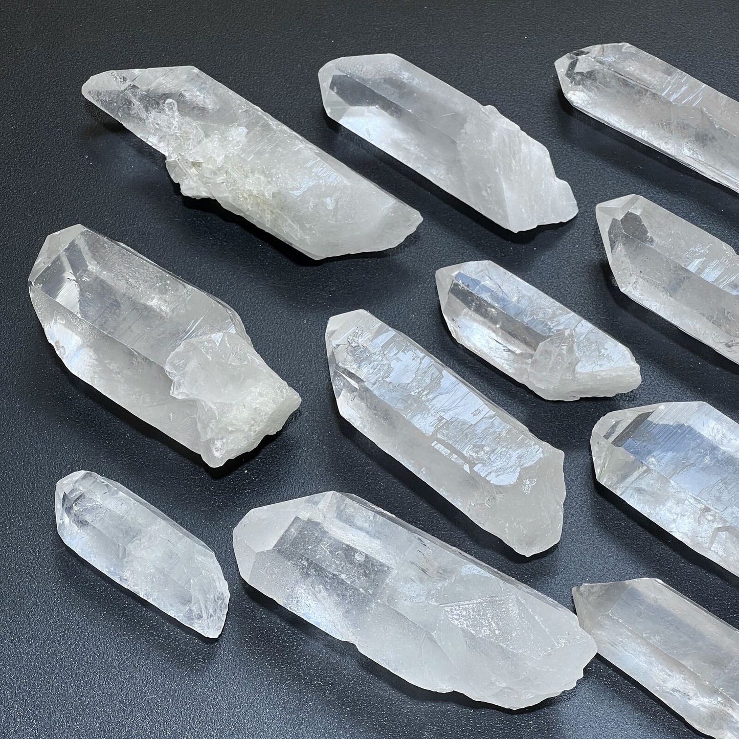 Clear Quartz Crystal Points (5 Kilos)(11 Lbs) Wholesale Bulk Lot Natural Brazil