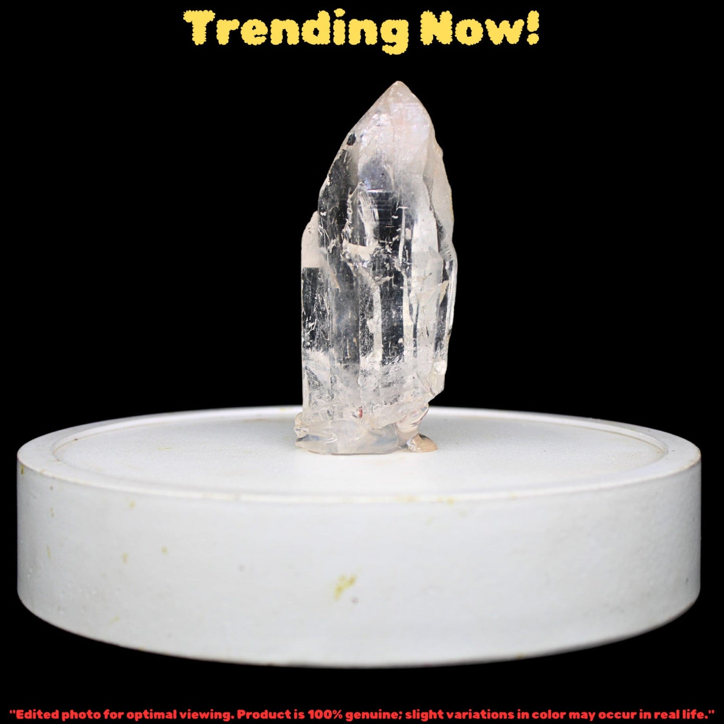 Himalayan Clear Quartz Point Wand Ethically Sourced Healing Crystal from India