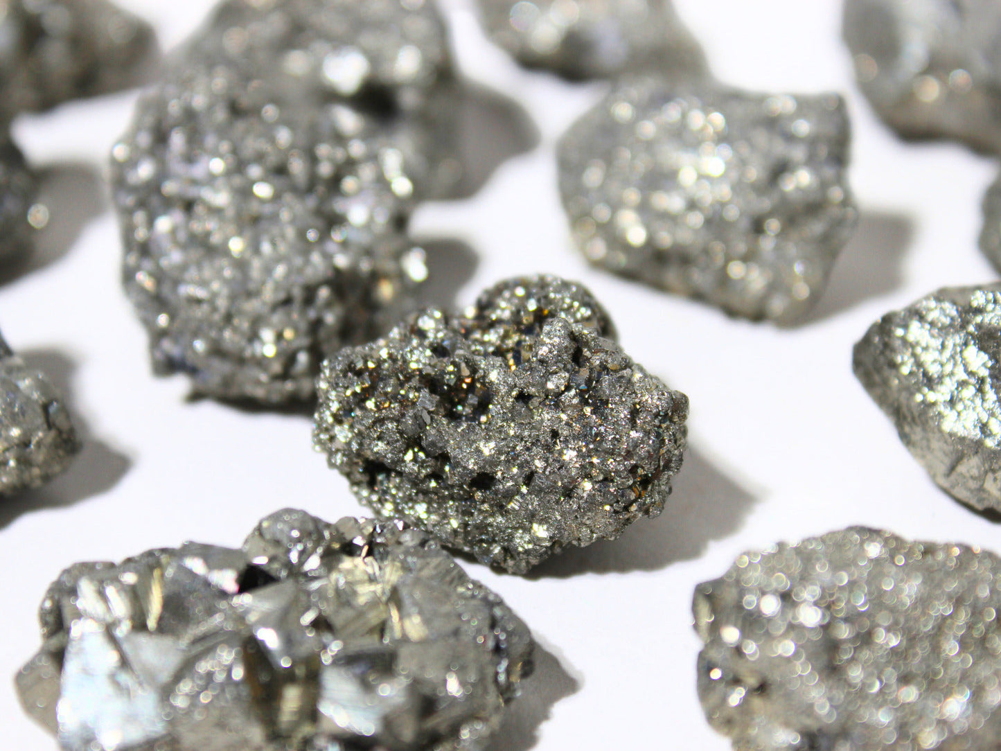 Pyrite Clusters - Natural and Raw "Fools Gold" - 1 LB Bulk Wholesale Options