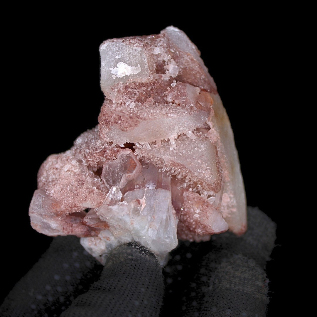 Phantom Quartz Healing Cluster 124g Natural Mineral Crystal 7x6 cm from India