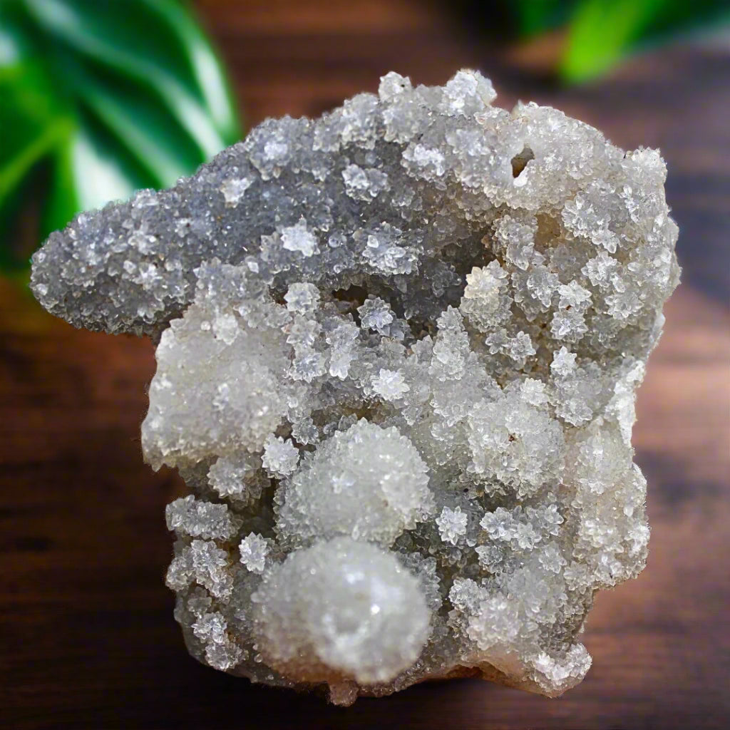 Rainbow Quartz Chalcedony Crystal 470g 10x11cm | Natural Mineral Specimen India