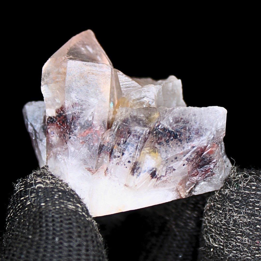 Phantom Quartz 32g Mini Crystal Cluster Raw Healing Stone India