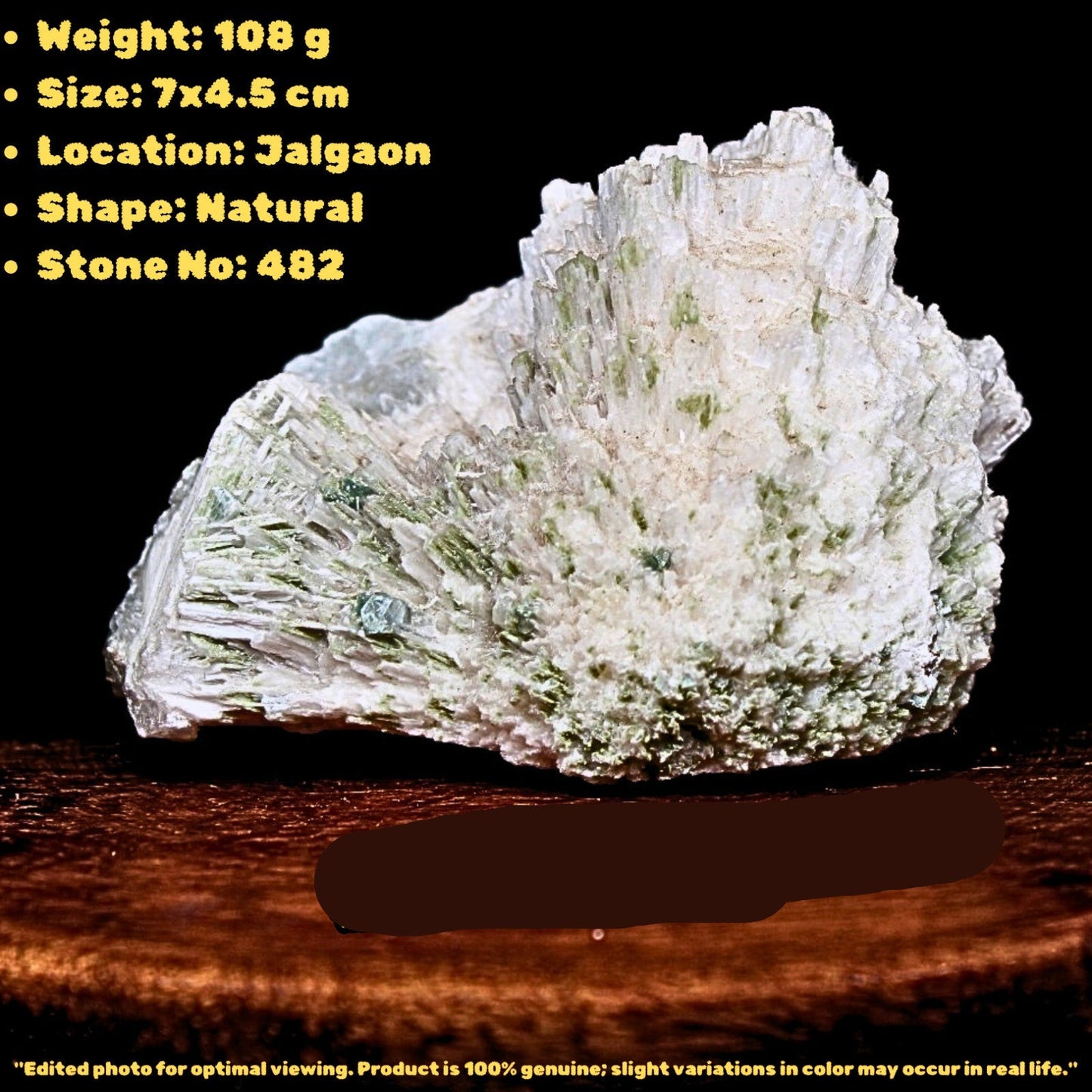 Scolecite Crystal Cluster 172g Radiating Needle Stone Healing Reiki India