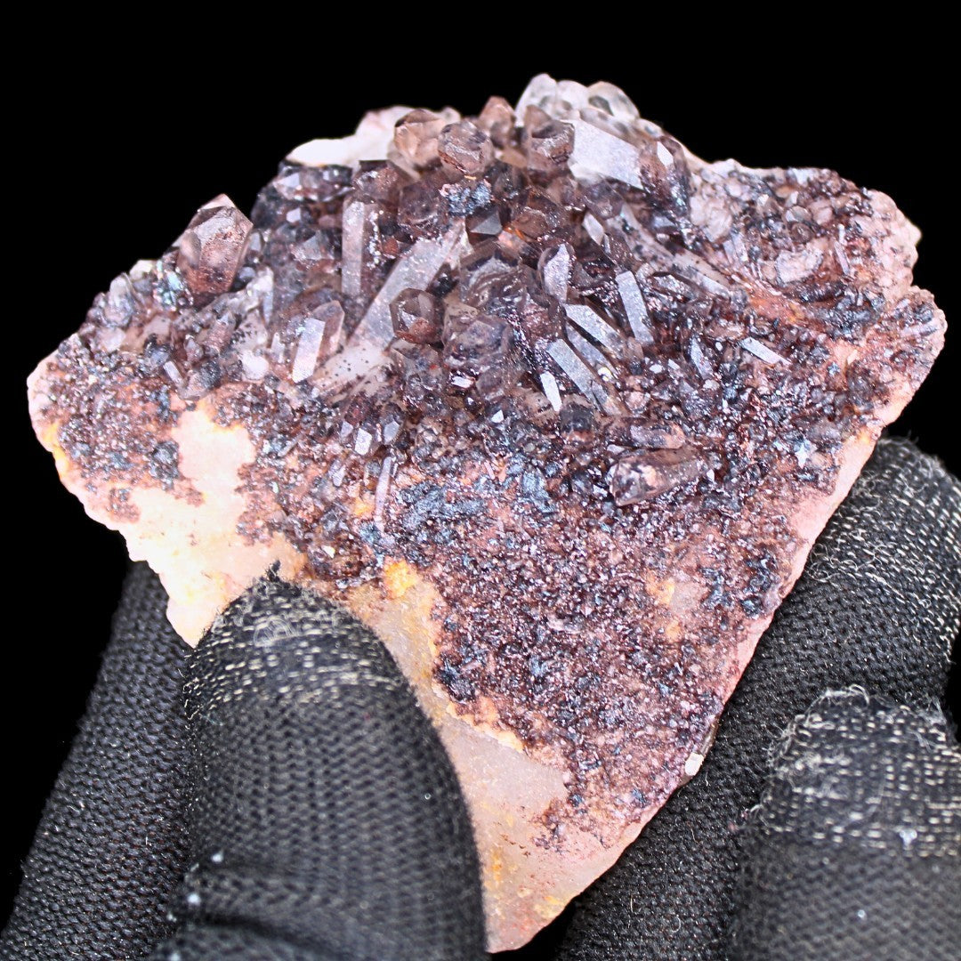 Phantom Clear Quartz Cluster 110g 6x7 cm Raw Natural Healing Crystal India