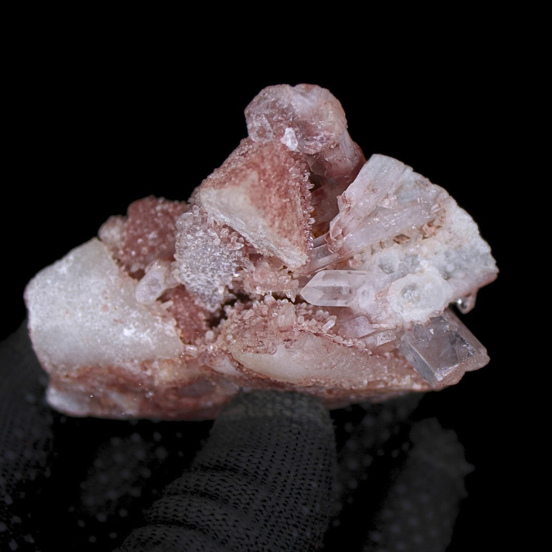 Phantom Quartz Healing Cluster 124g Natural Mineral Crystal 7x6 cm from India