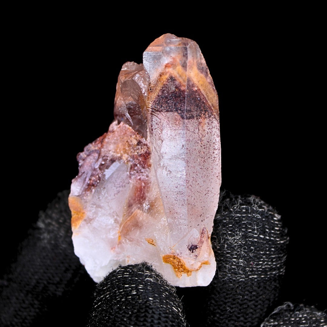 30g Phantom Quartz Crystal 4x2cm Natural Raw Healing Stone from India