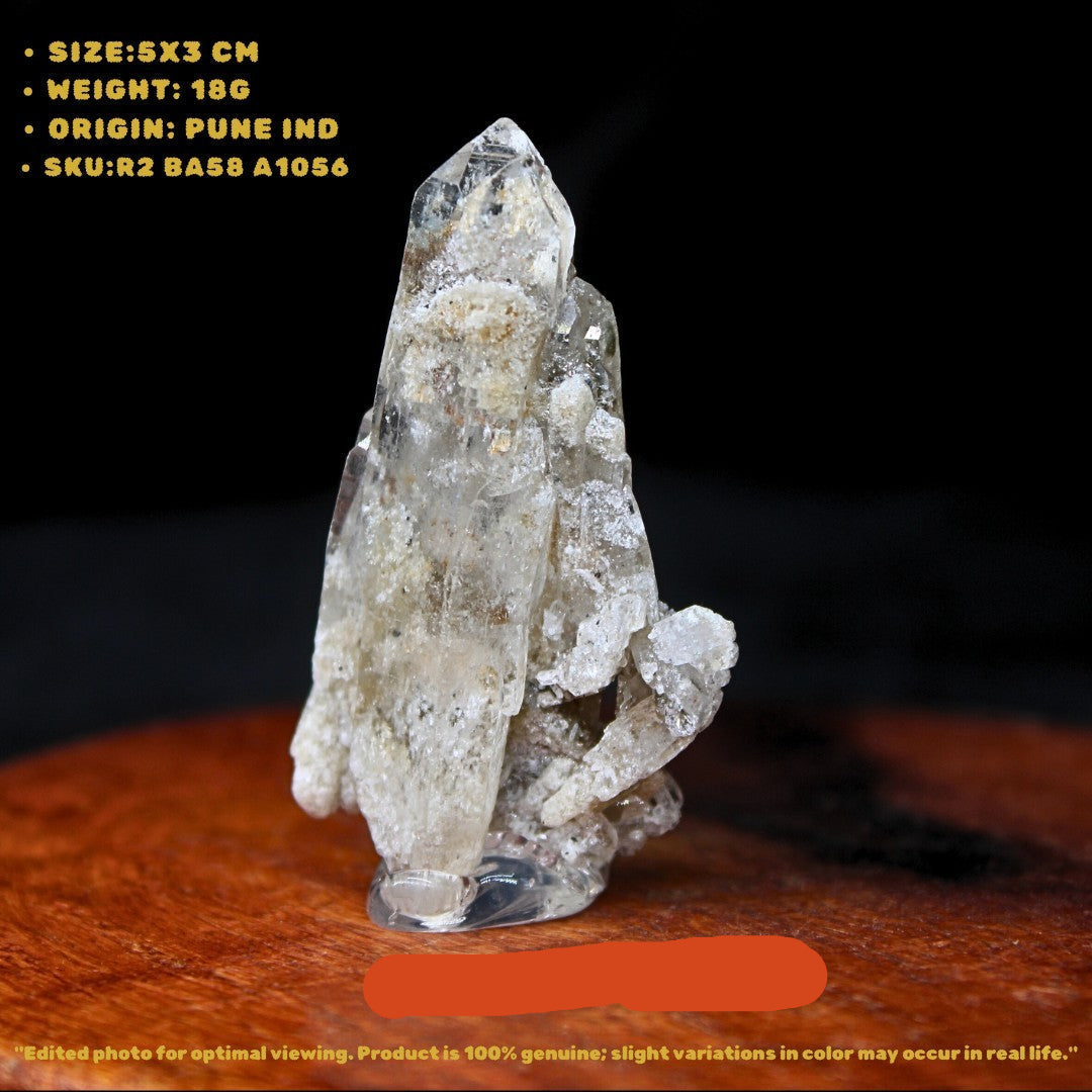 Himalayan Clear Quartz Crystal 18g Rare Mineral Specimen 5x3 cm India