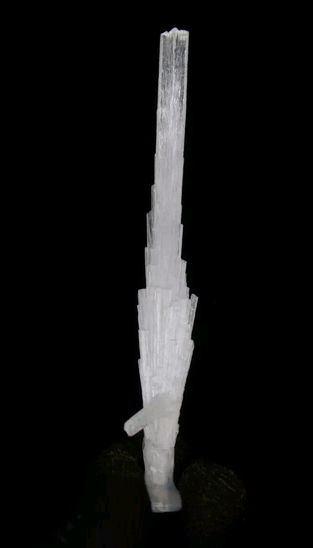 Natural Glassy Scolecite Tower 🗼 Spray Mineral Specimen from India 15g