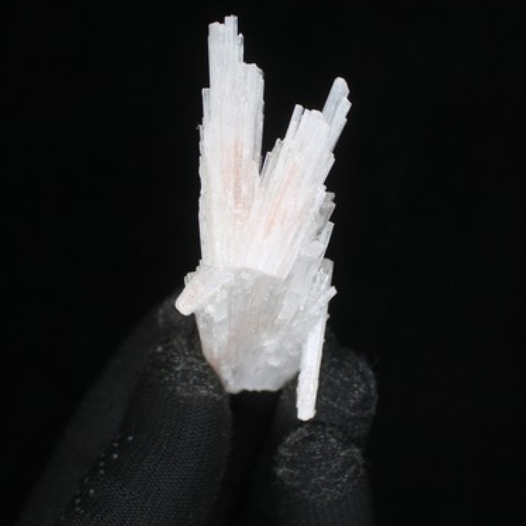 Natural Scolecite Crystal Cluster 26g White Zeolite Mineral from India
