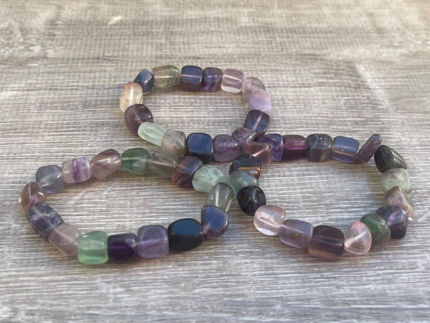 Wholesale Grade A++ Gemstone Nugget Bracelet, Choose from 18 Gemstone Types