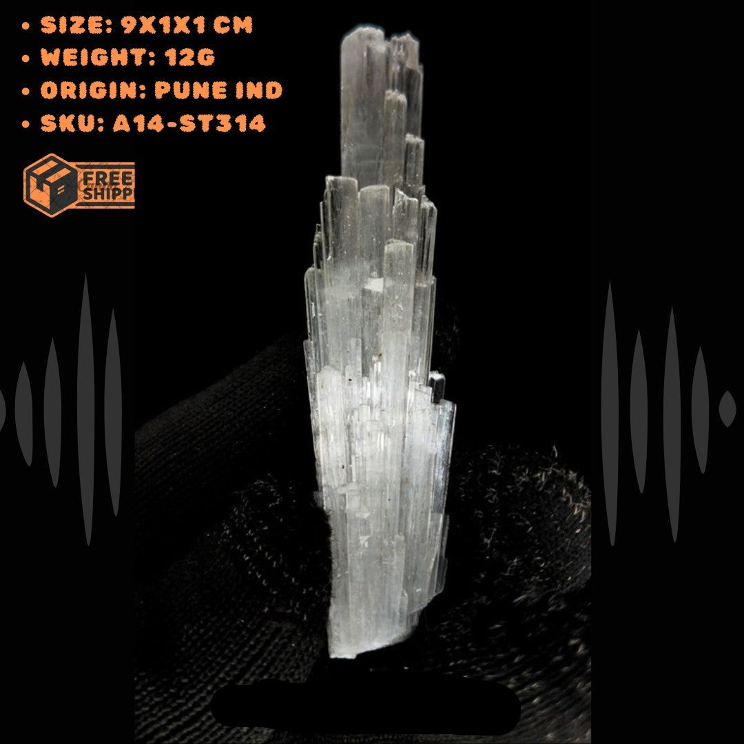 Natural Scolecite Healing Cluster Reiki 12g Crystal Rare Mineral for Meditation