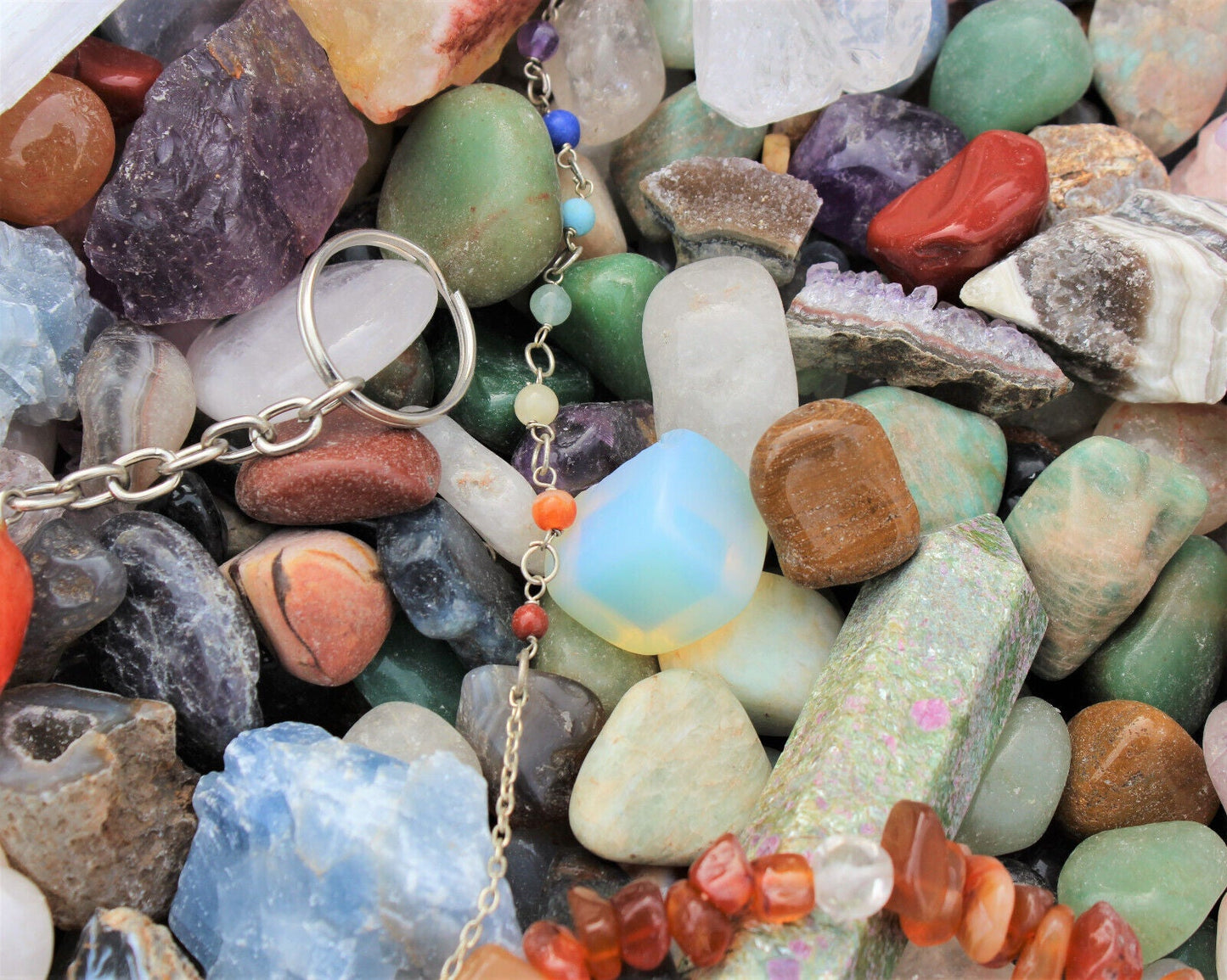 Crystal Confetti Scoop: Crystal Mix, Gemstones - Tumbled & Rough Stones, Gifts!