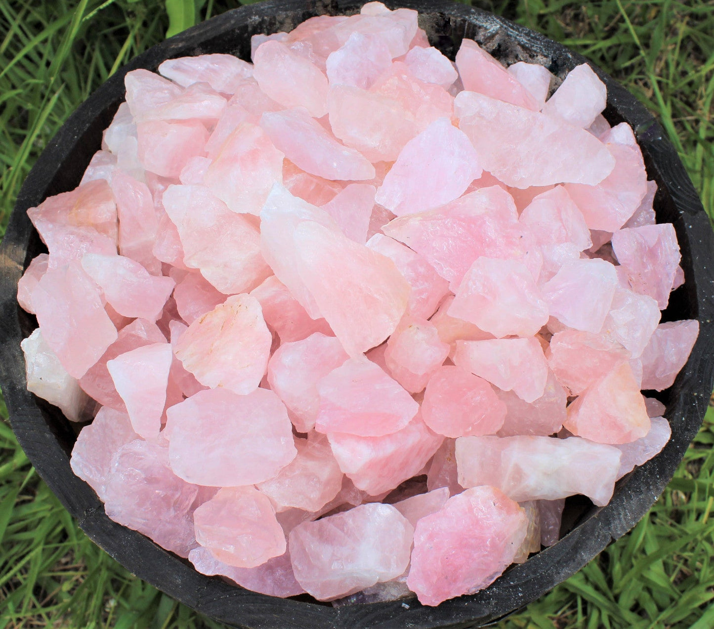 Single Large Rough Rose Quartz Crystal | 2"–3" Natural Raw Love Stone | Healing Specimen