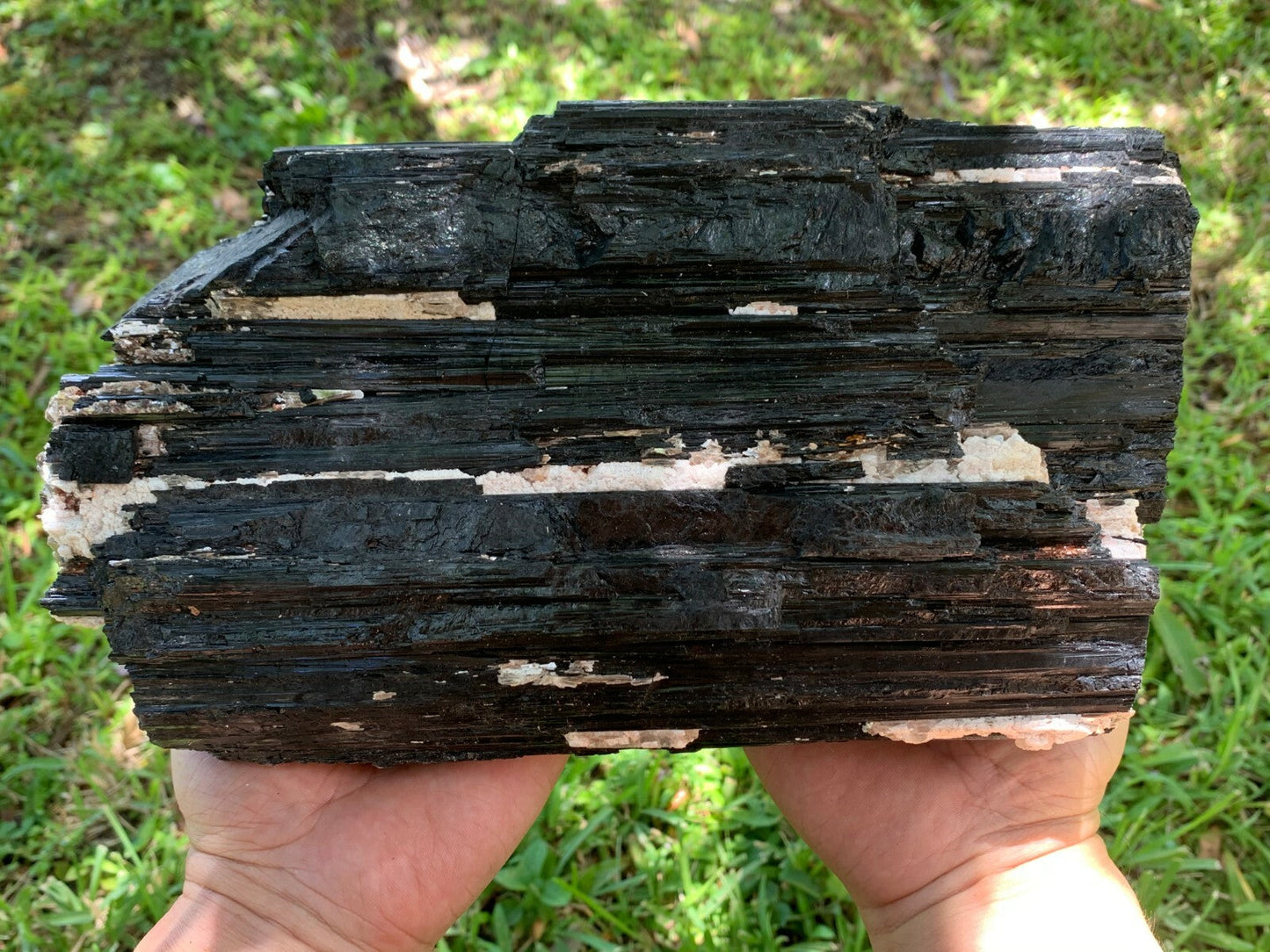 Extra Large Black Tourmaline Chunk / Rod / Log, Natural Rough Black Tourmaline