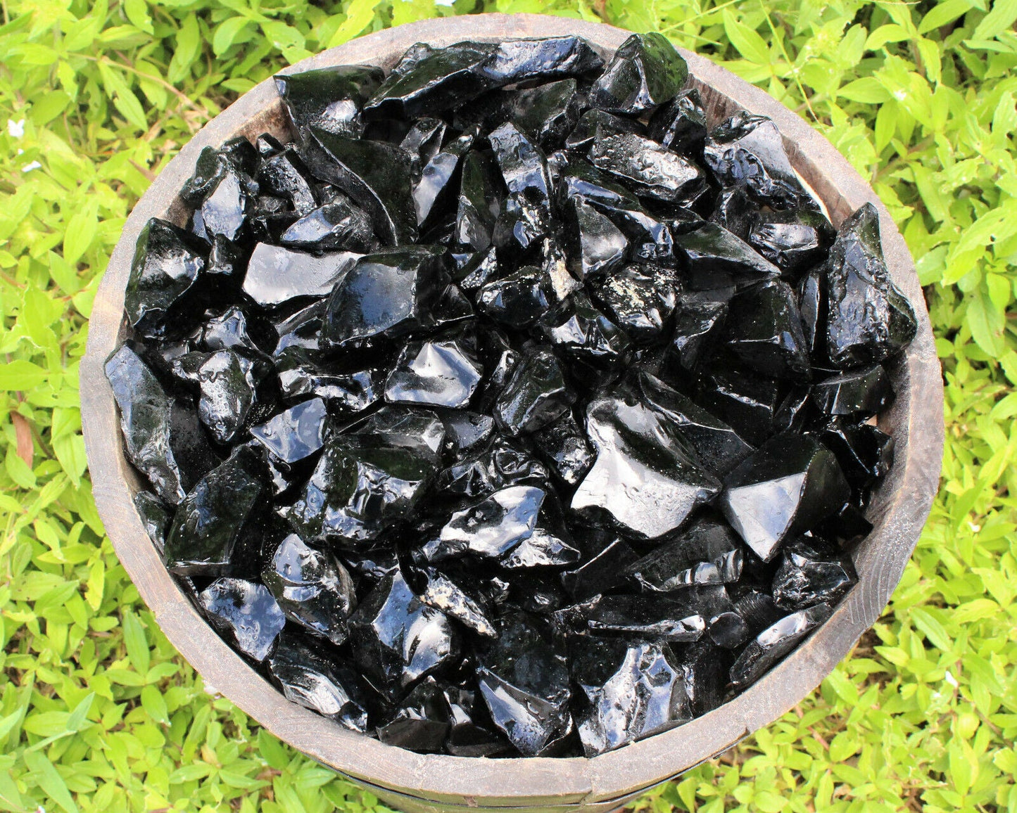 Raw Natural Black Obsidian Crystals: Choose How Many Pieces - Rough Obsidian