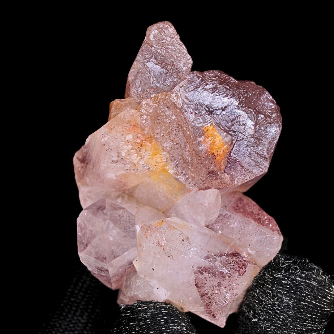 Phantom Quartz Cluster 83g 6x4 cm Rare Crystal with Inner Growth Lines