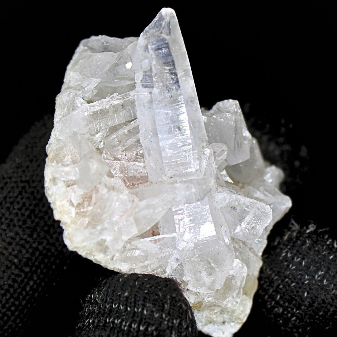 Clear Quartz Cluster Stone 28g | Raw Healing Crystal Reiki Mineral India
