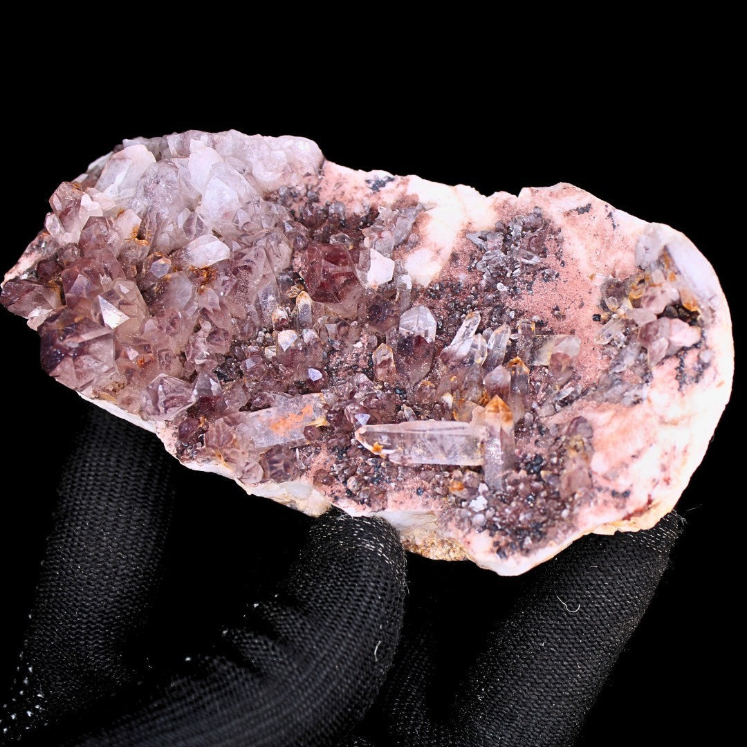 Phantom Quartz Cluster 333g 11x6 cm Rare Natural Growth Crystal from India