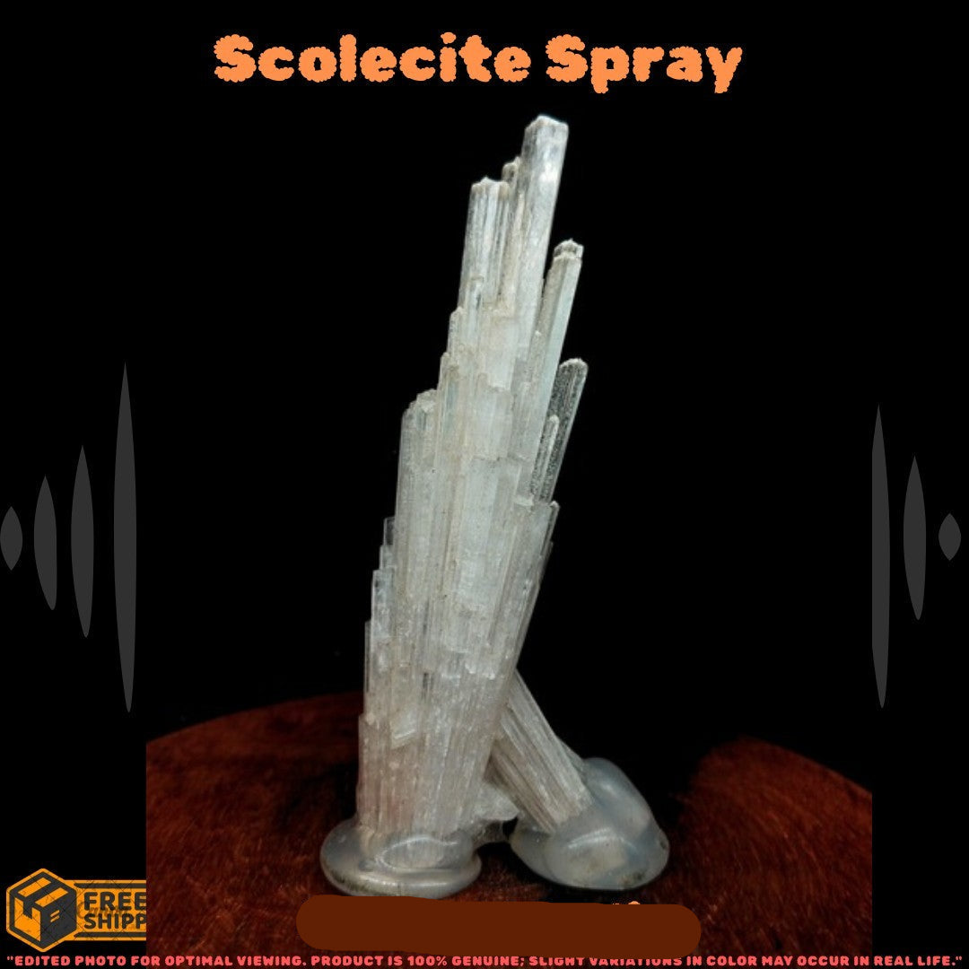 Natural Scolecite Healing Cluster 30g Raw White Crystal | Spiritual