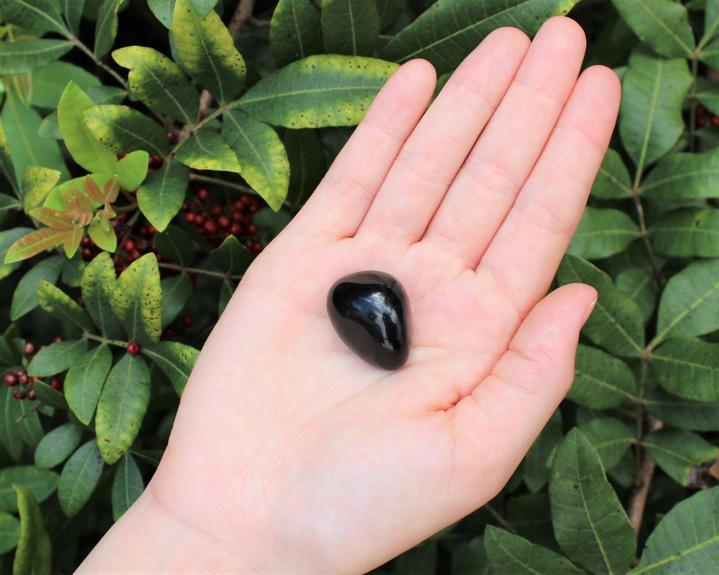 1/4 lb Bulk Lot: Black Obsidian Tumbled Stone (Crystal Healing Reiki) 4 oz