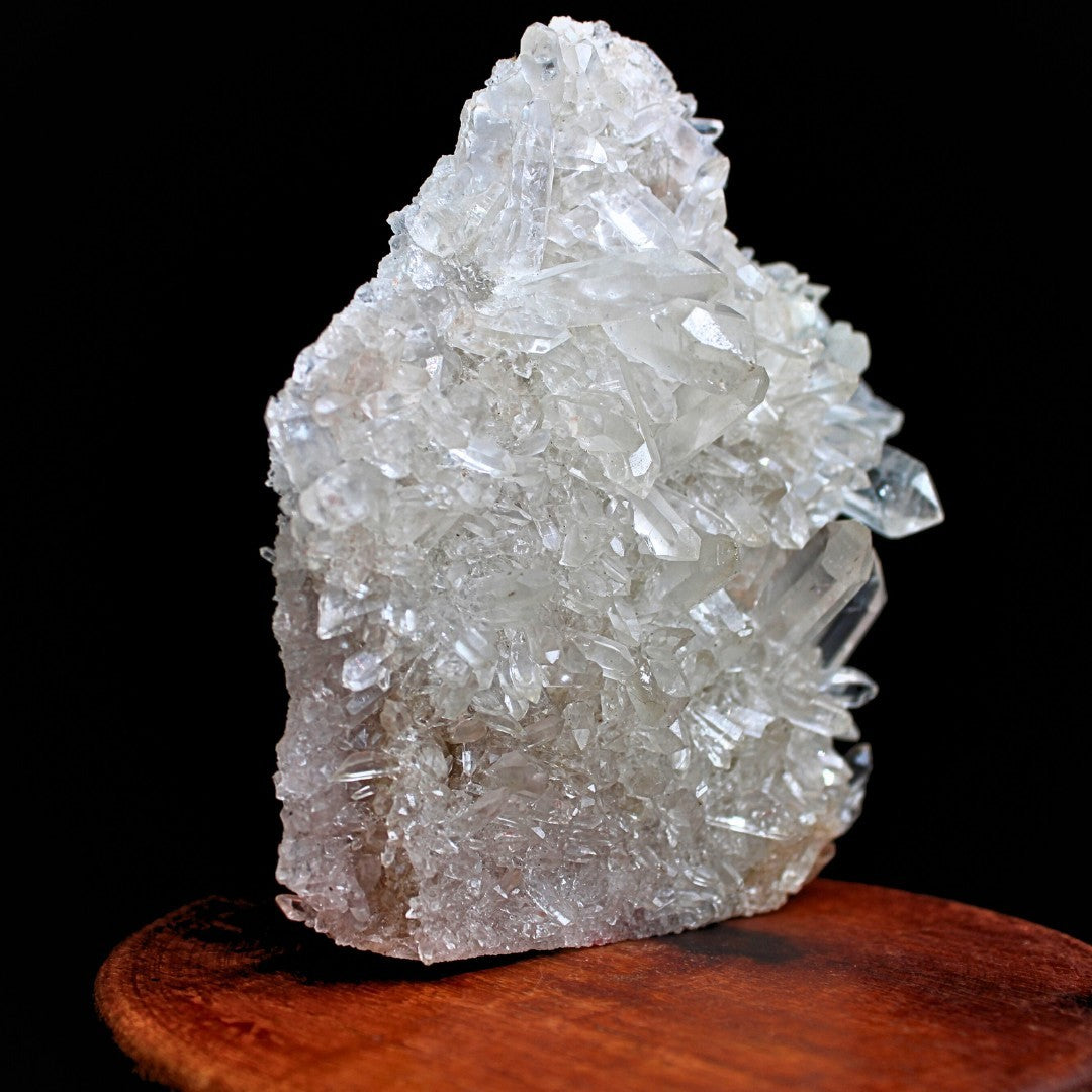 Natural Himalayan Clear Quartz Cluster 255g 11x10x3 cm Raw Healing Crystal