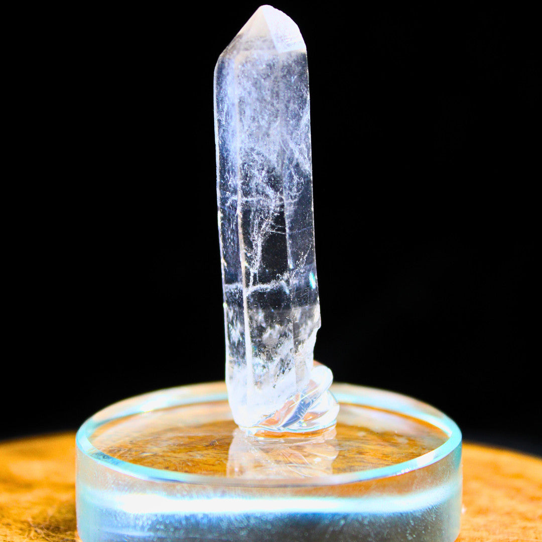 Clear Quartz Carved Dragon 15g Reiki Energy Crystal for Power & Protection