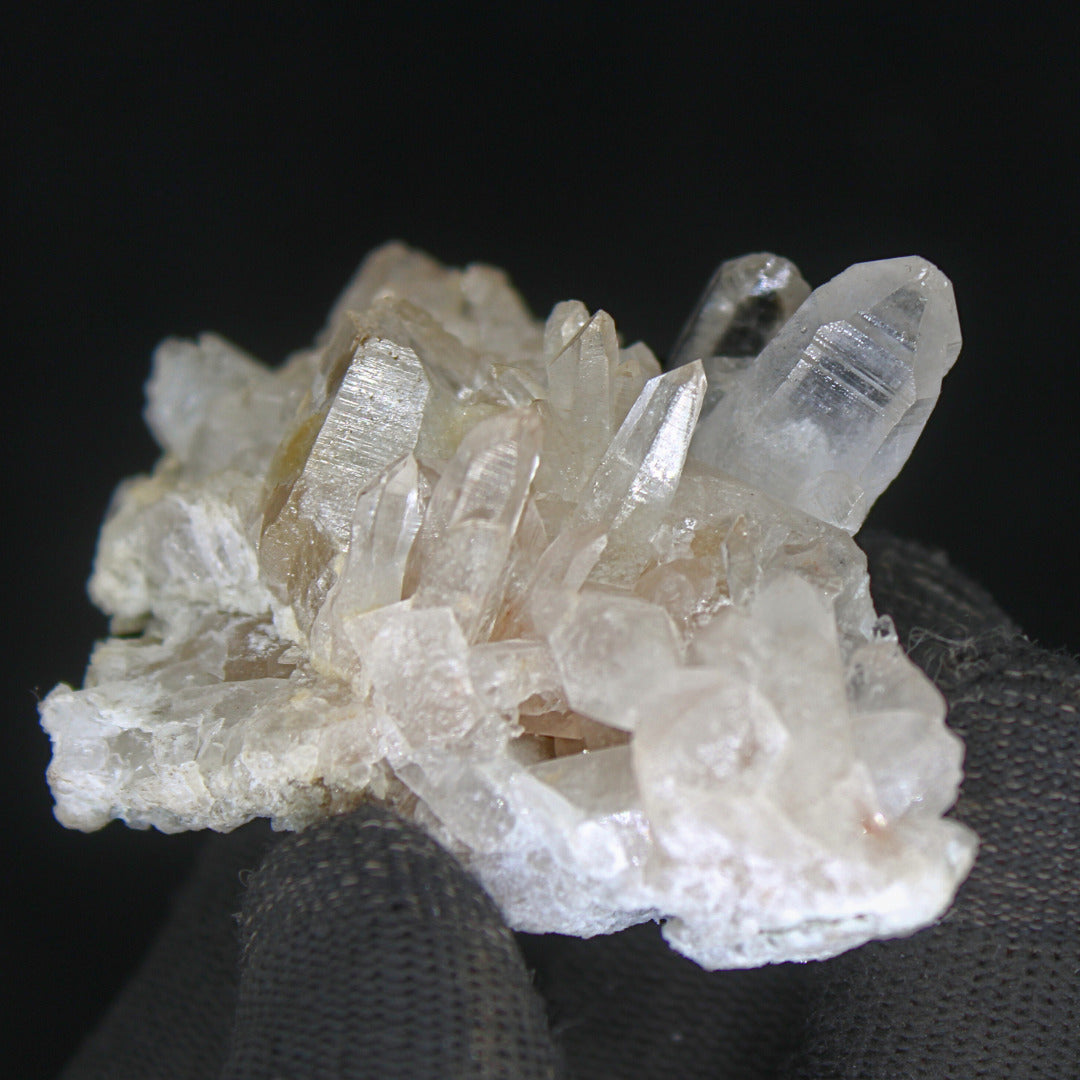 Natural Clear White Quartz Crystal 90g Transparent Mineral from India