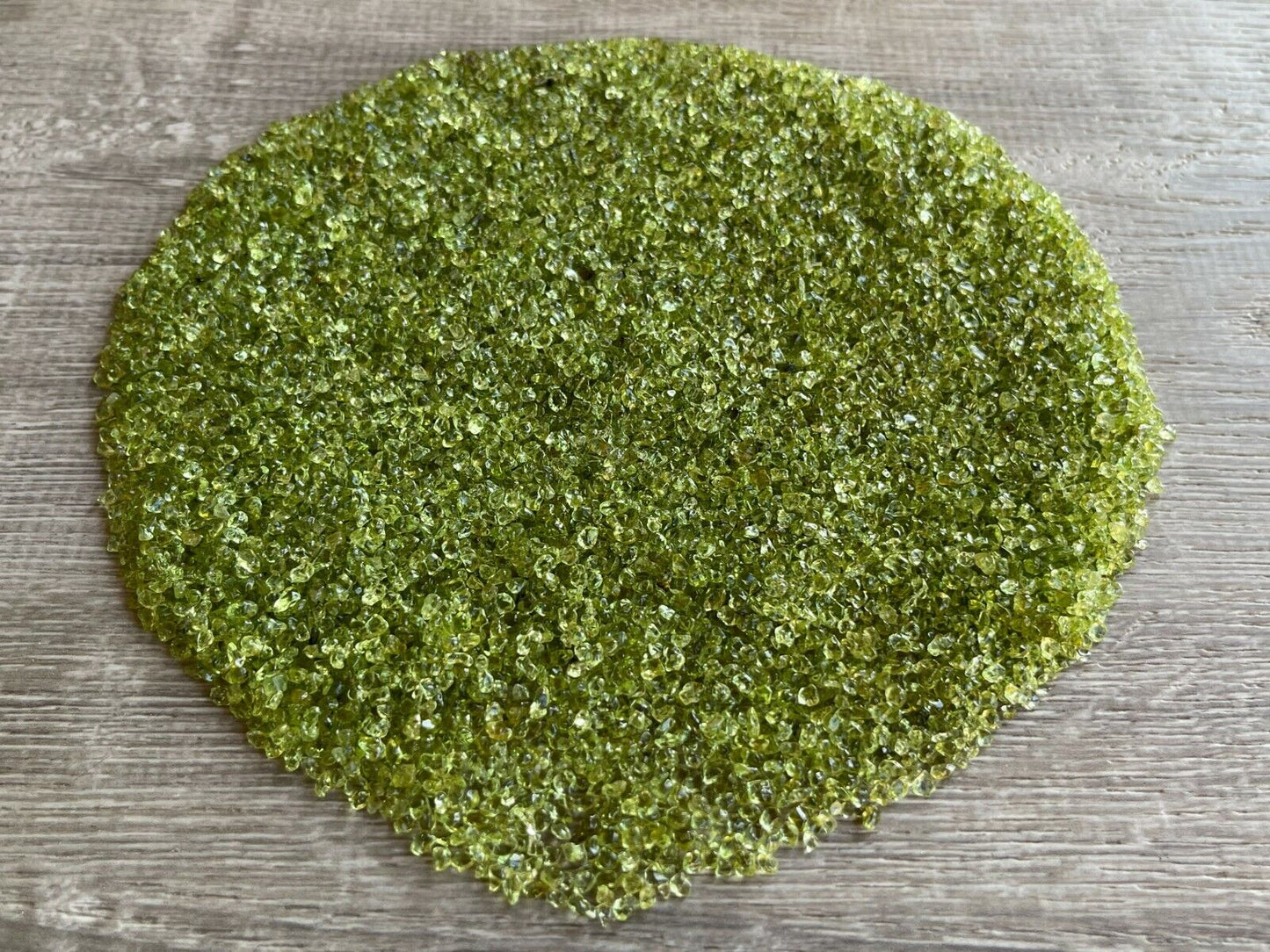 Grade A++ Peridot Semi Tumbled Gemstone Mini Chips 2 - 3 mm, Wholesale Bulk Lot