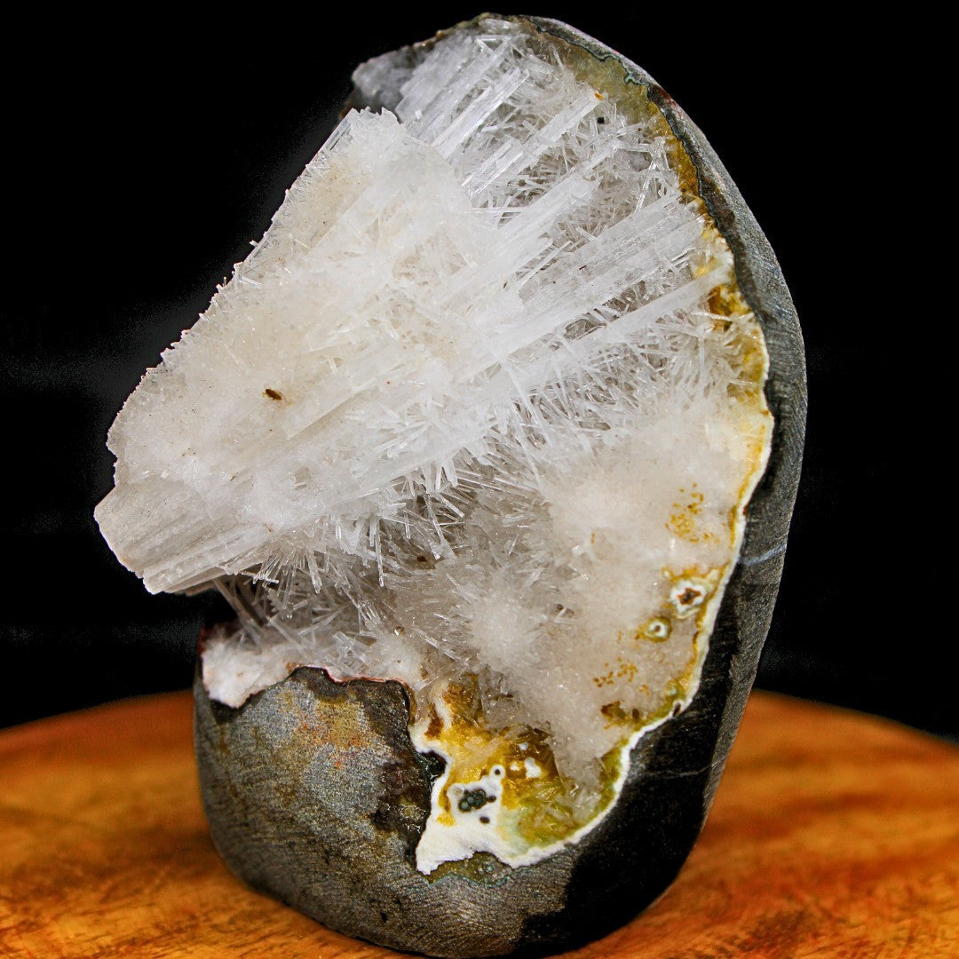 Amethyst Geode Quartz 216g Crystal Cluster for Meditation Reiki Healing Gift