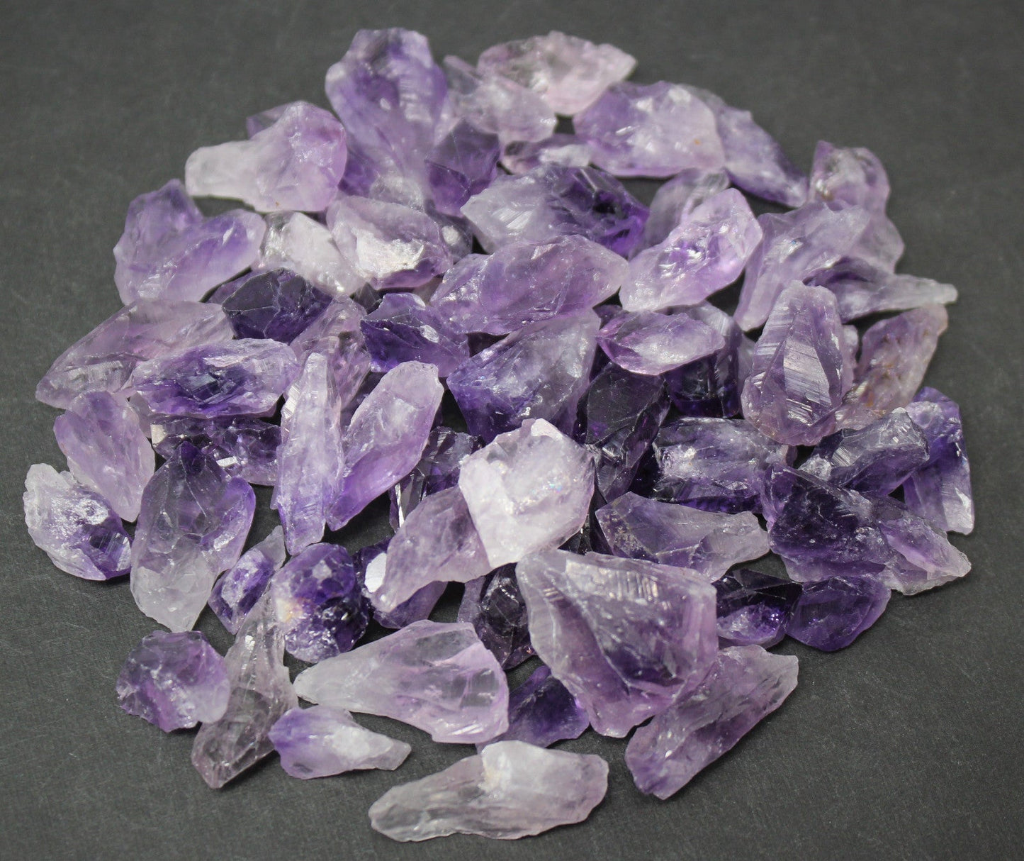1/4 lb Bulk Lot Purple Amethyst Quartz Points & Raw Crystal Pieces โ 4 oz