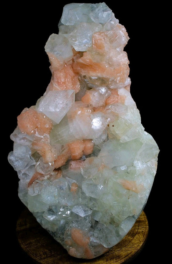 Apophyllite Point & Stilbite Crystal Cluster 5lb Reiki Energy Stone 20×13cm