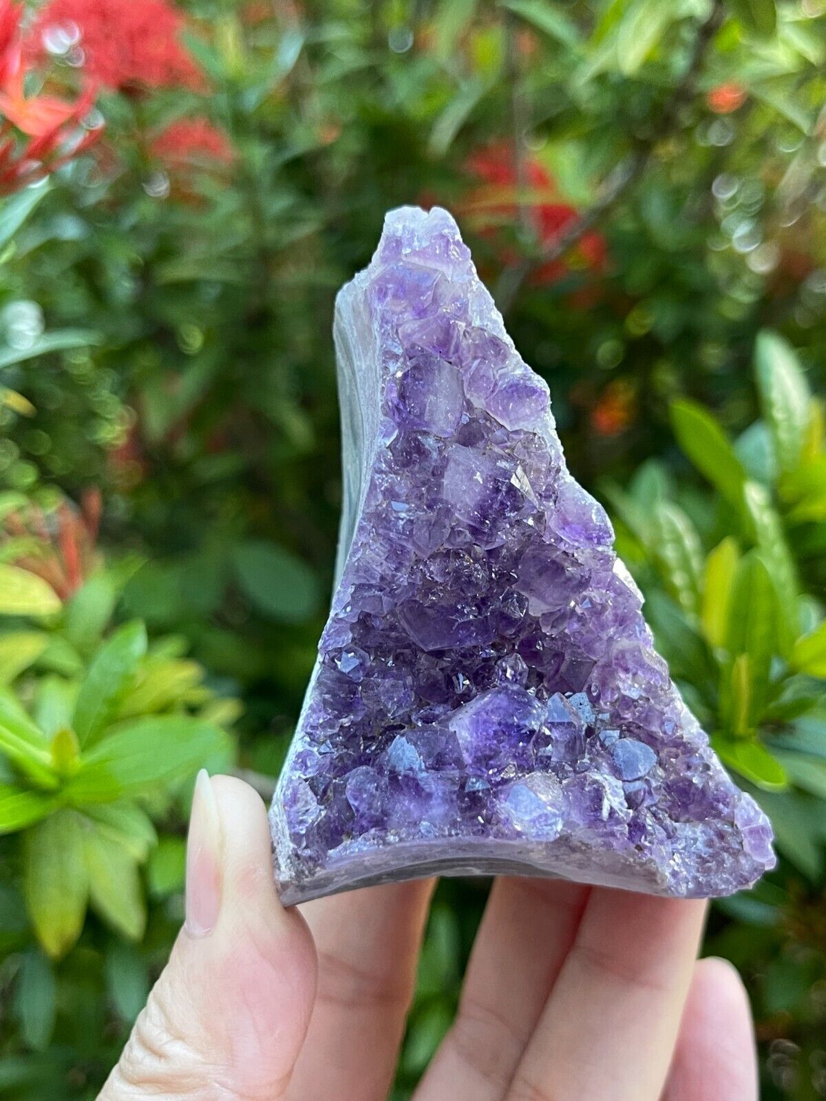 Small Uruguayan Deep Purple Amethyst Cluster, Amethyst Geode, Wholesale Bulk Lot