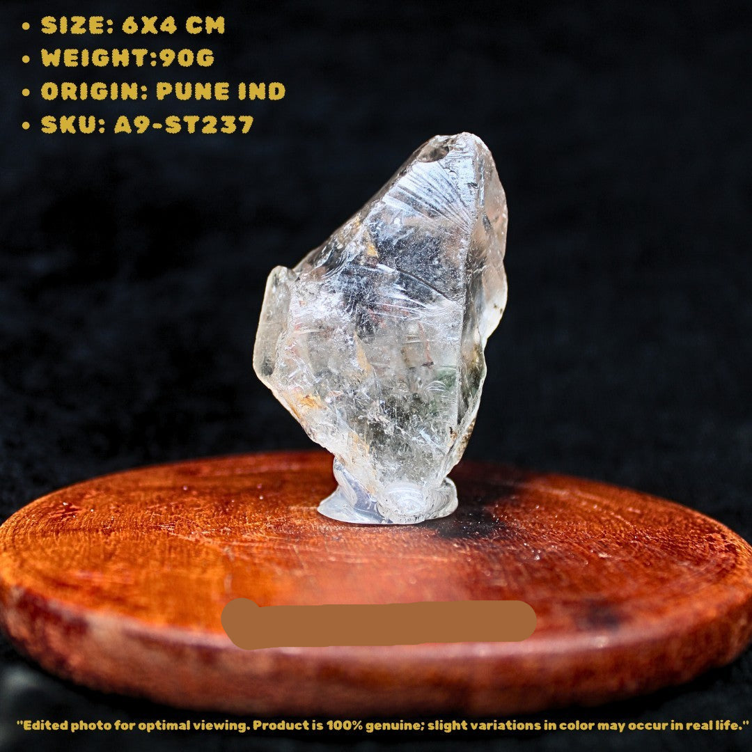 Natural Himalayan Quartz Cluster 90g Raw Clear Crystal for Display or Healing