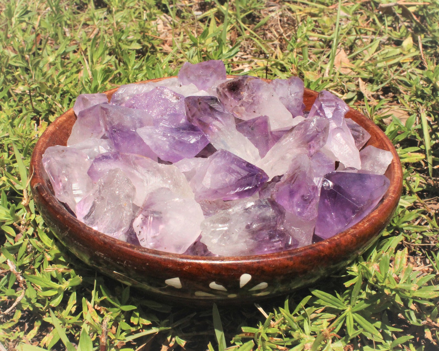 1/4 lb Bulk Lot Purple Amethyst Quartz Points & Raw Crystal Pieces โ 4 oz