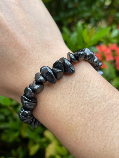 Wholesale Grade A++ Gemstone Nugget Bracelet, Choose from 18 Gemstone Types