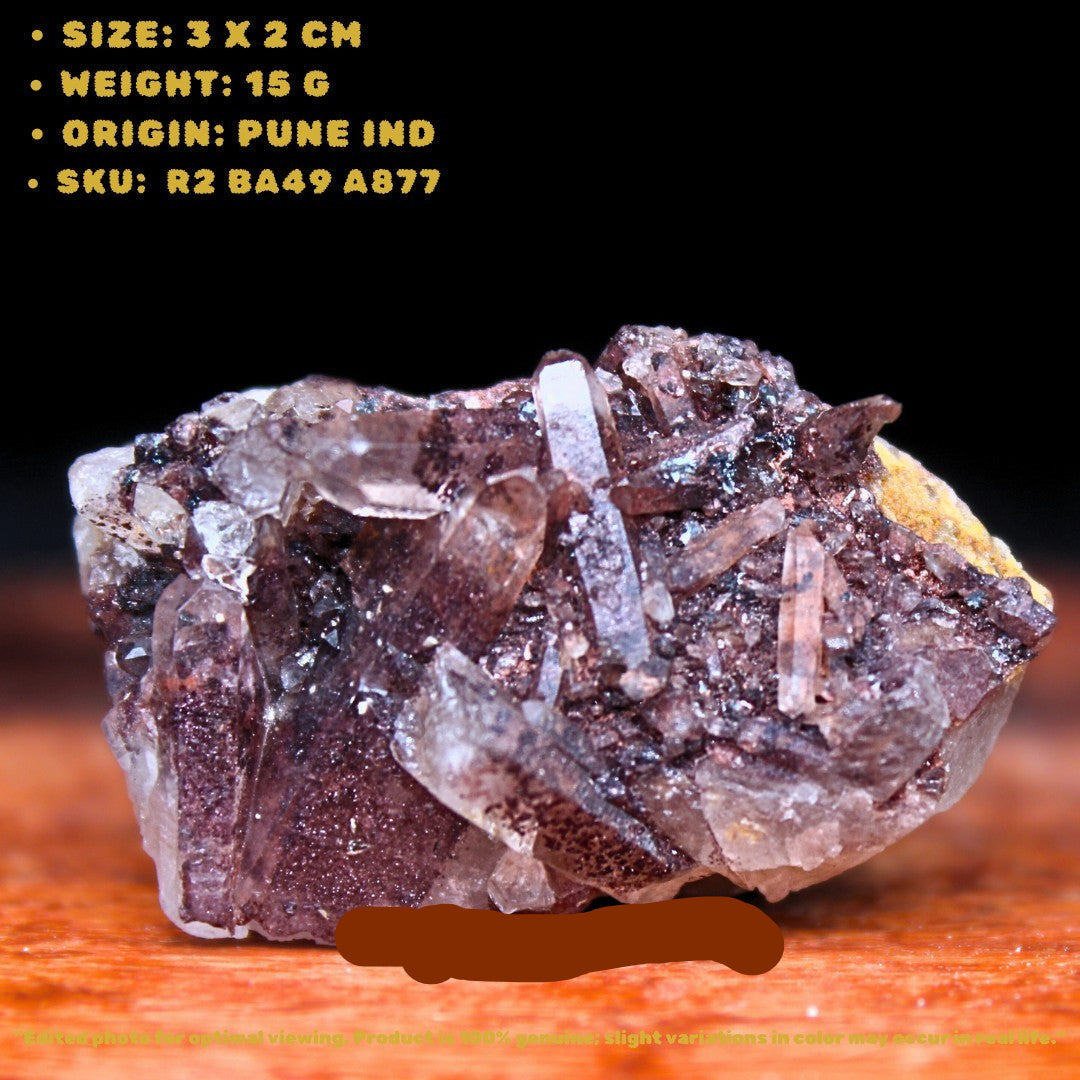 Rare Phantom Clear Quartz Crystal 15g Mineral Specimen 3ร2 cm โ India