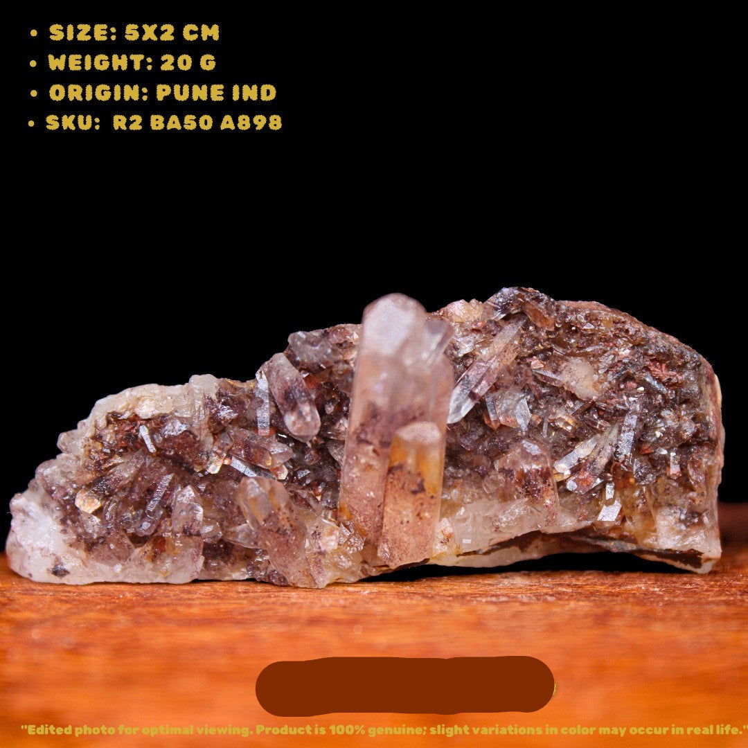 Phantom Clear Quartz Crystal 20g Terminated Point Rare Mineral Specimen