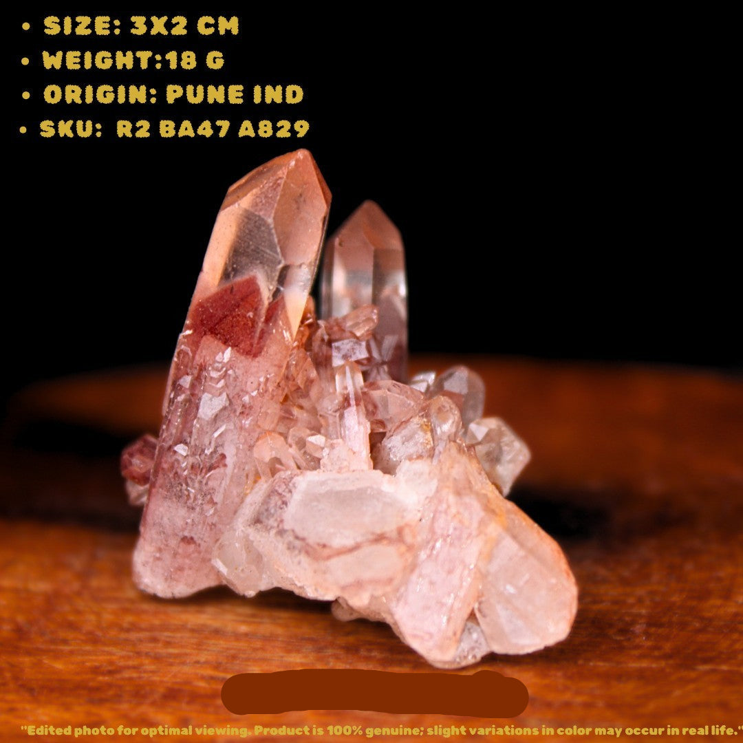 Mini Phantom Clear Quartz 18g Third Eye Meditation Reiki Healing Crystal