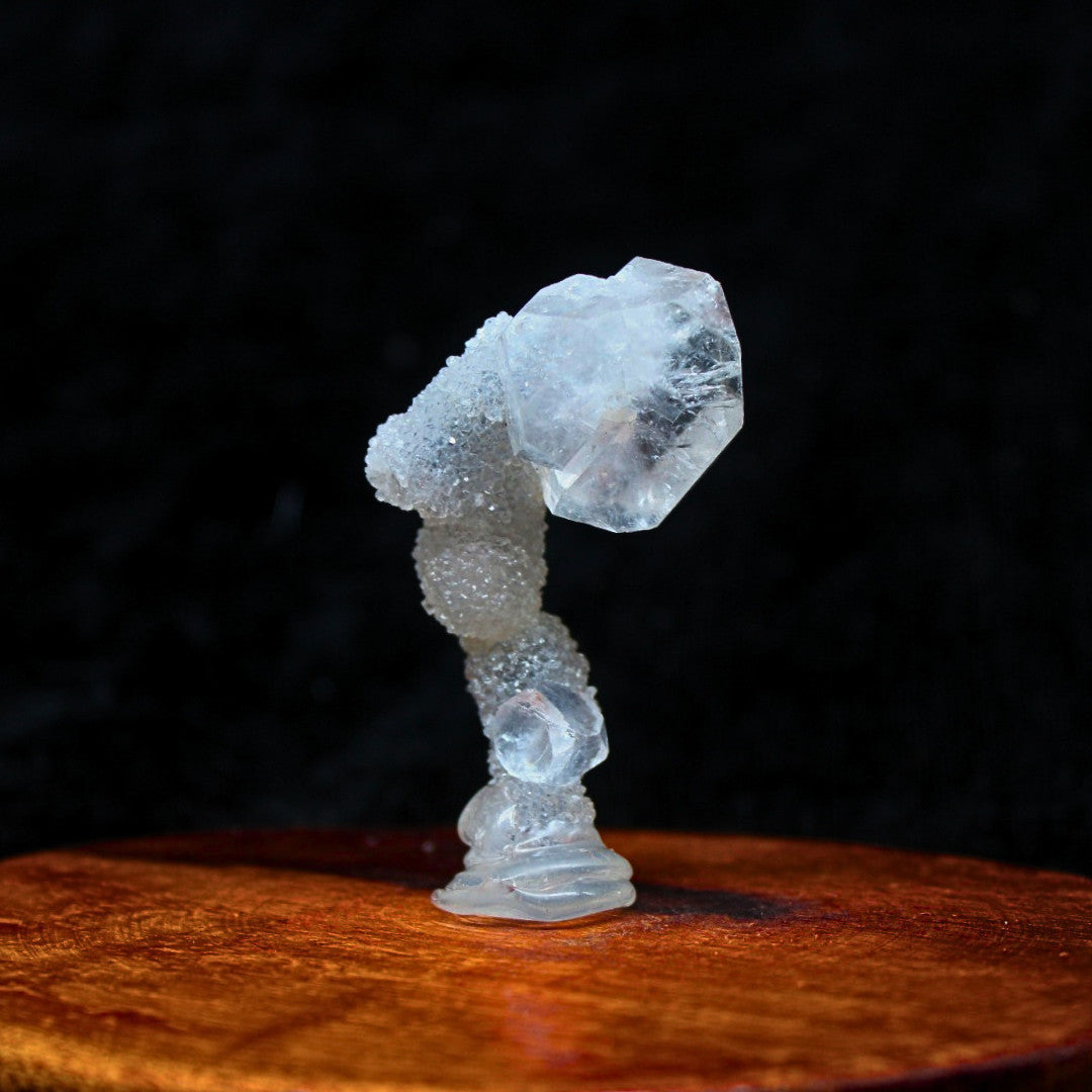 Bulk 16 Piece Natural Apophyllite Tips Pointed Cluster under 150g Wholesale lots