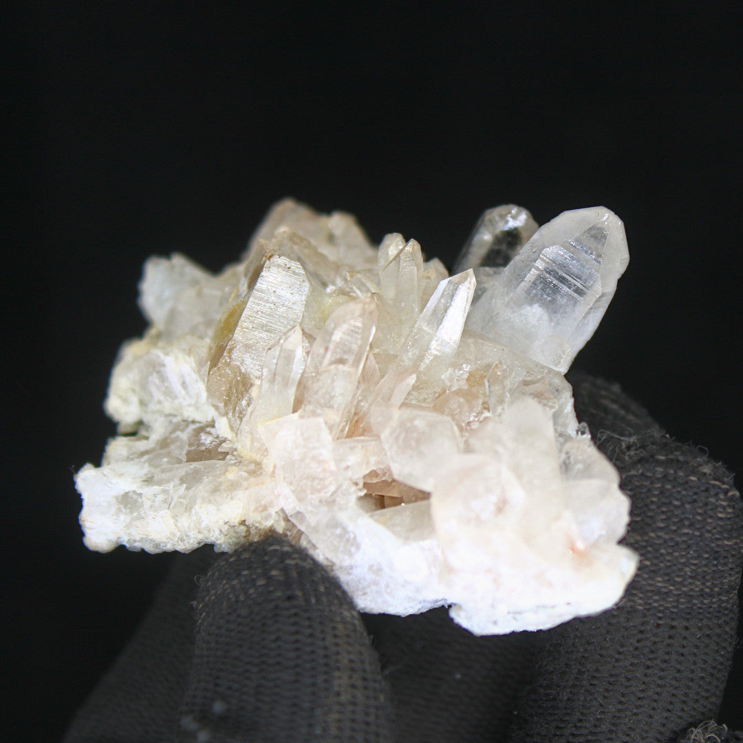 Natural Clear White Quartz Crystal 90g Transparent Mineral from India